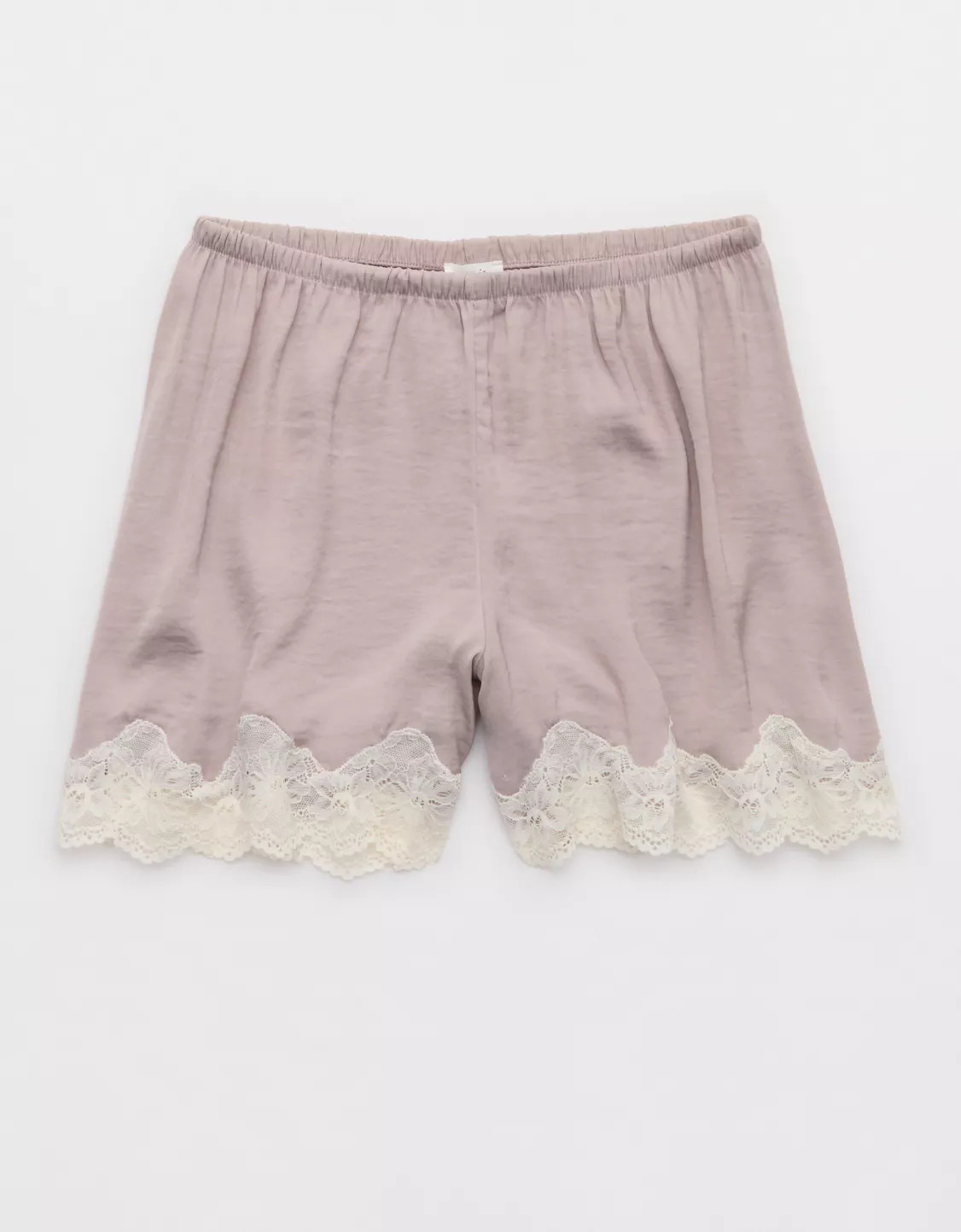 Aerie Night Out Satin Lace Boxer | Aerie
