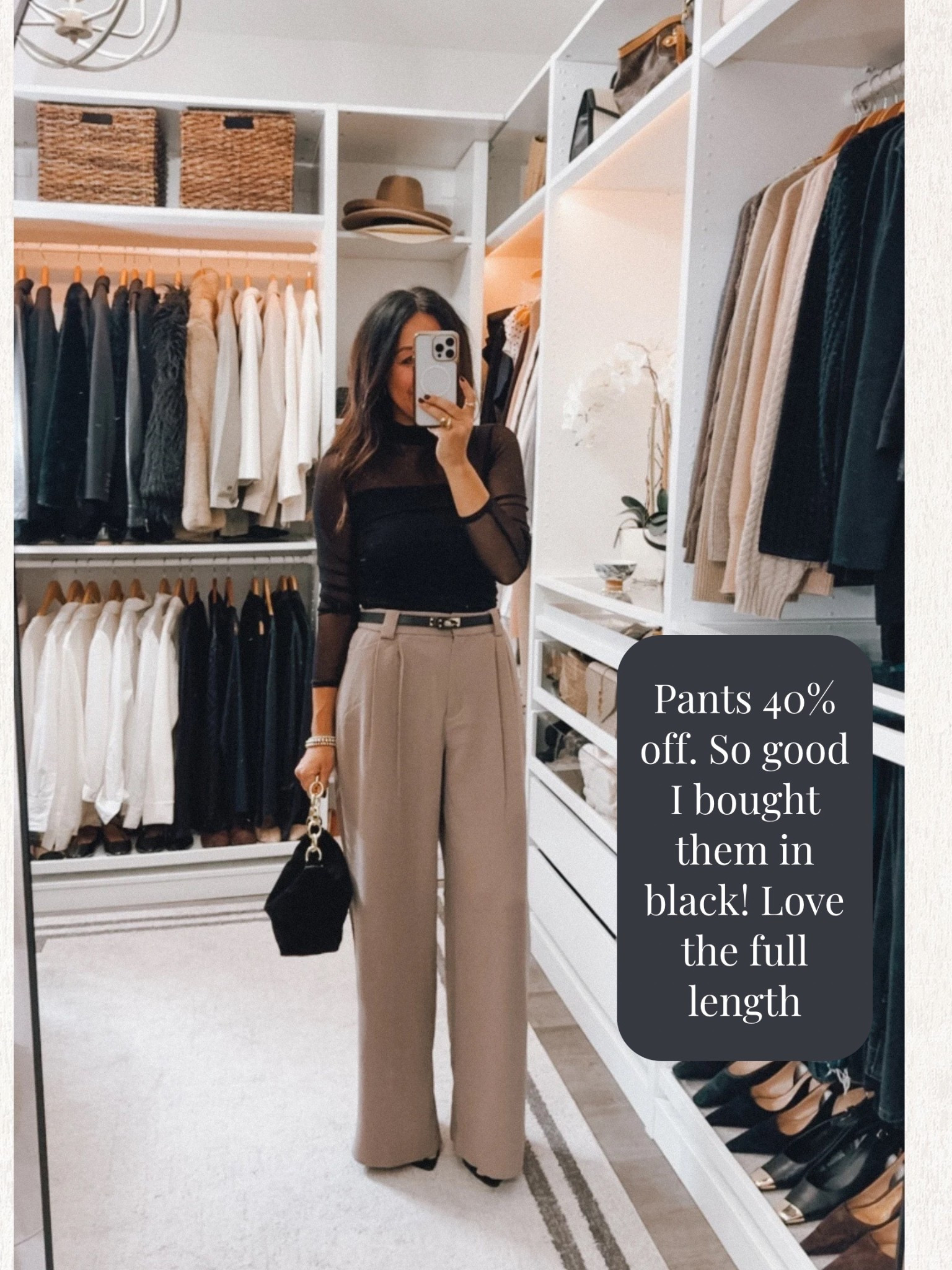 Pants 40% off wearing a size 2 usually a 26 in denim 

#LTKSaleAlert #LTKootd