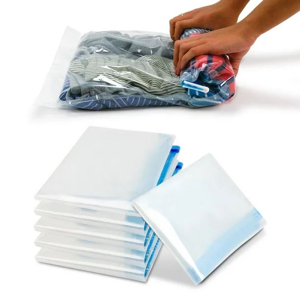 Travel Roll-Up Space Saver Bags, Clear | Walmart (US)