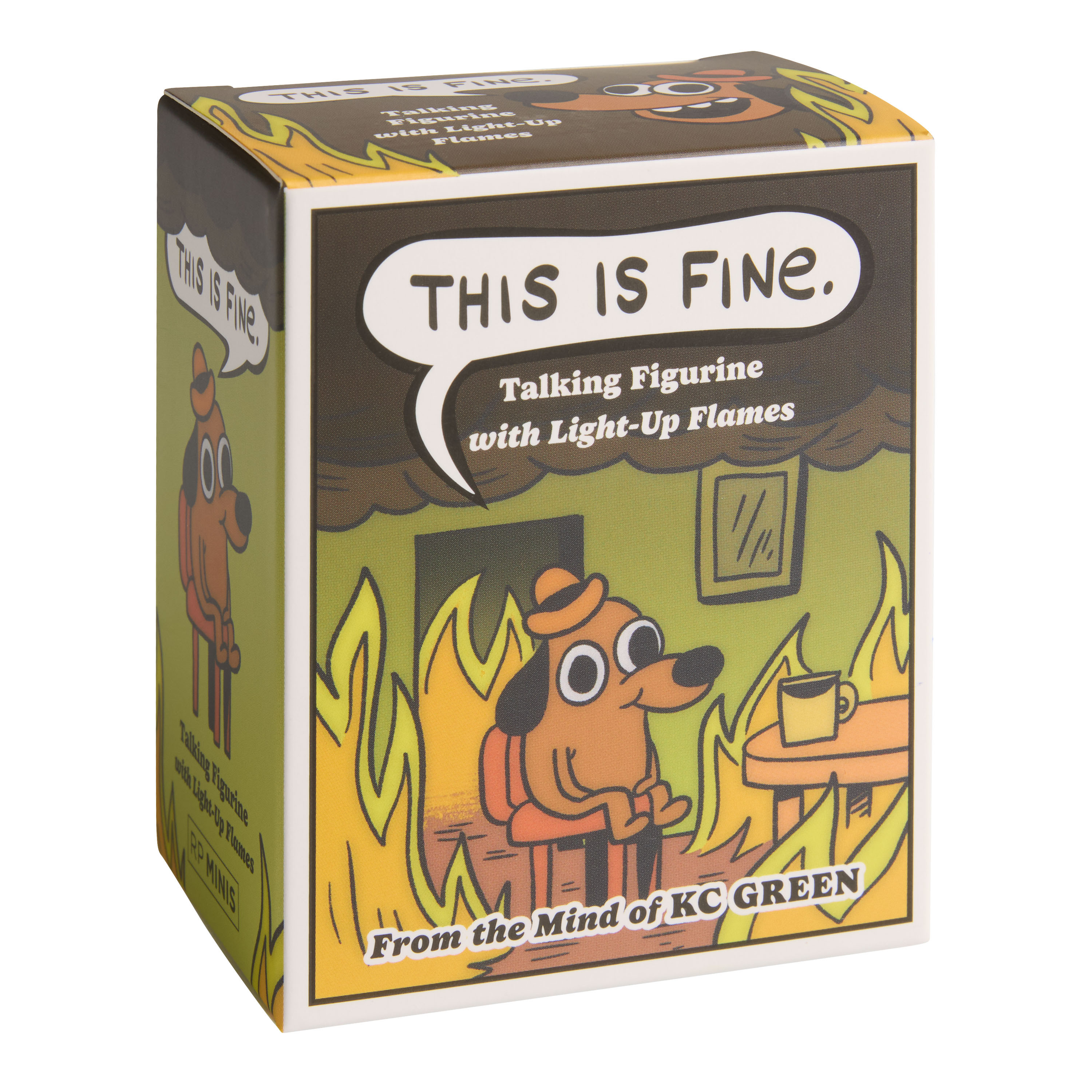 This Is Fine Talking Figurine Mini Kit | World Market