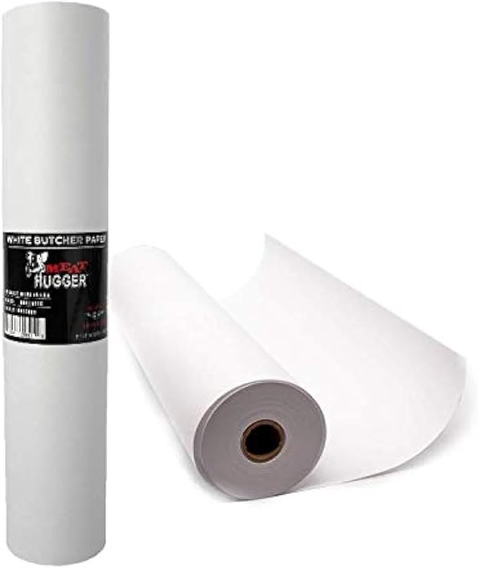 White Butcher Kraft Paper Roll (17.25 Inch by 175 Feet) – Leakproof Food Grade Meat Packing and... | Amazon (US)