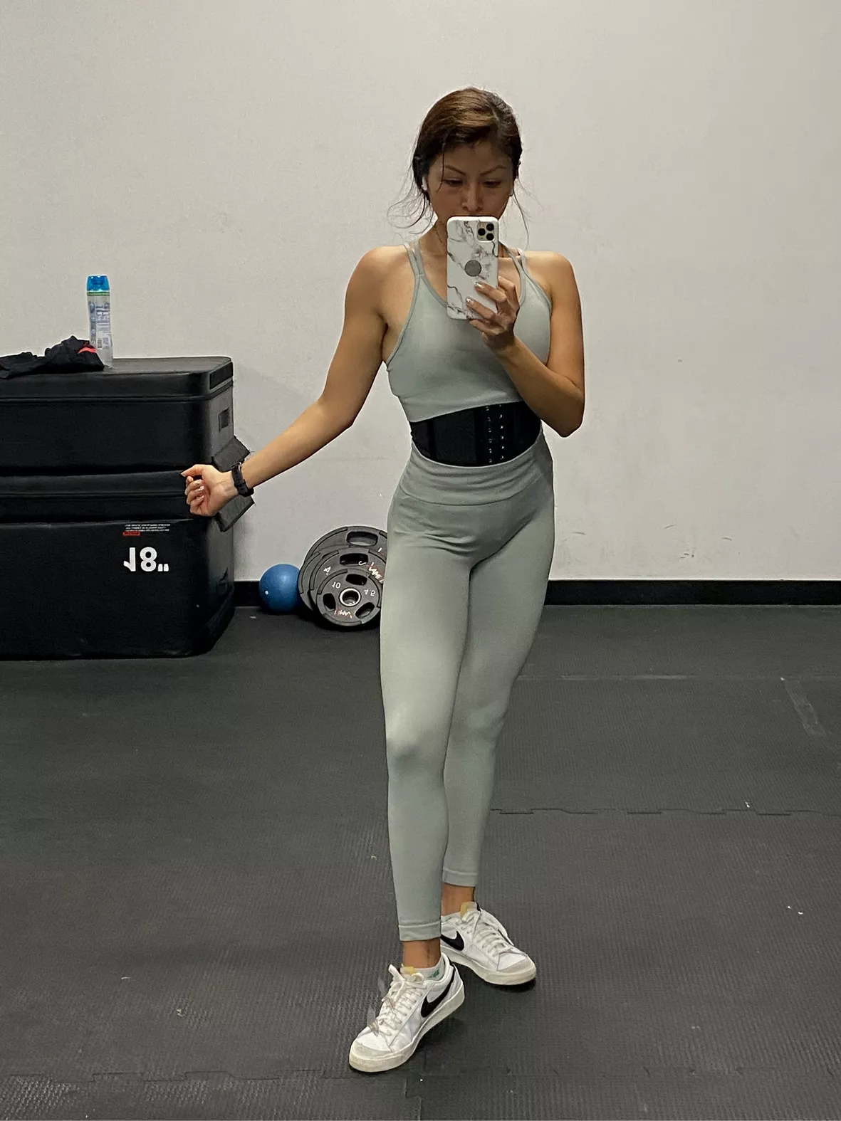 QINSEN Women 2 Piece Workout Outfits Sports Bra Seamless Leggings Yoga Gym  Activewear Set