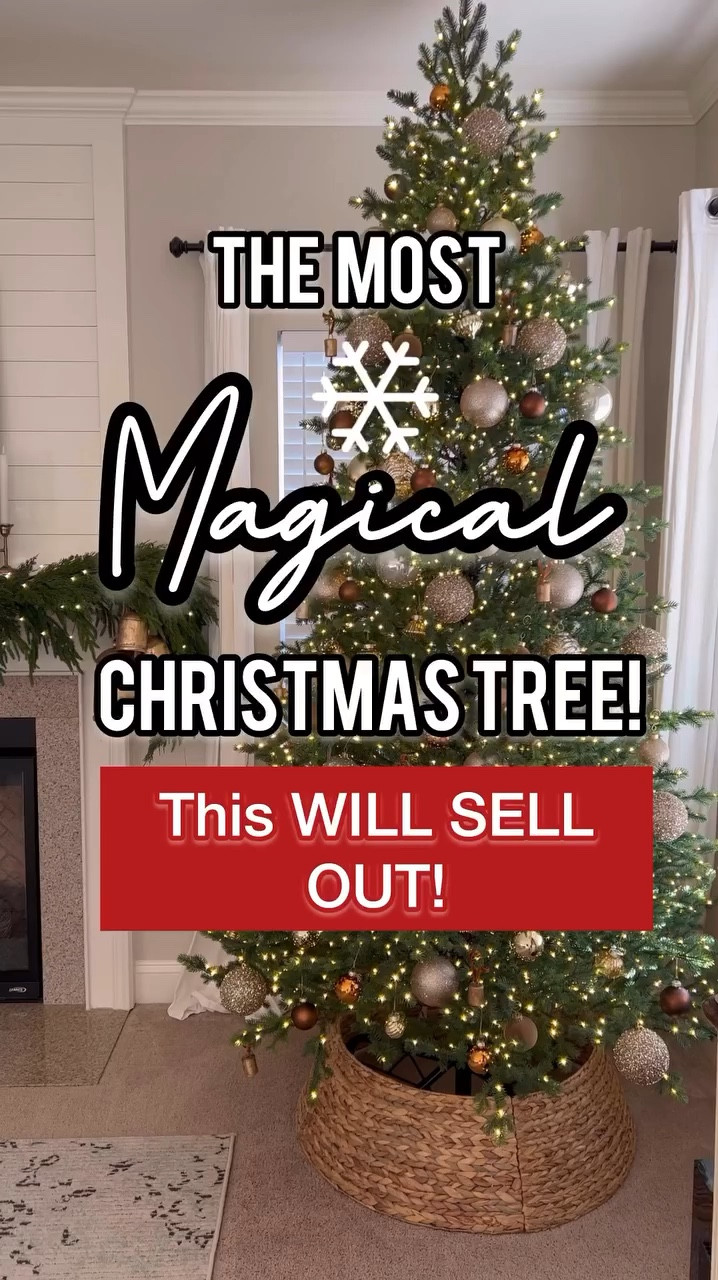 My VIRAL Christmas tree from Home Depot is BACK IN STOCK!! 💥🎄 

#LTKHome #LTKSeasonal #LTKFamily