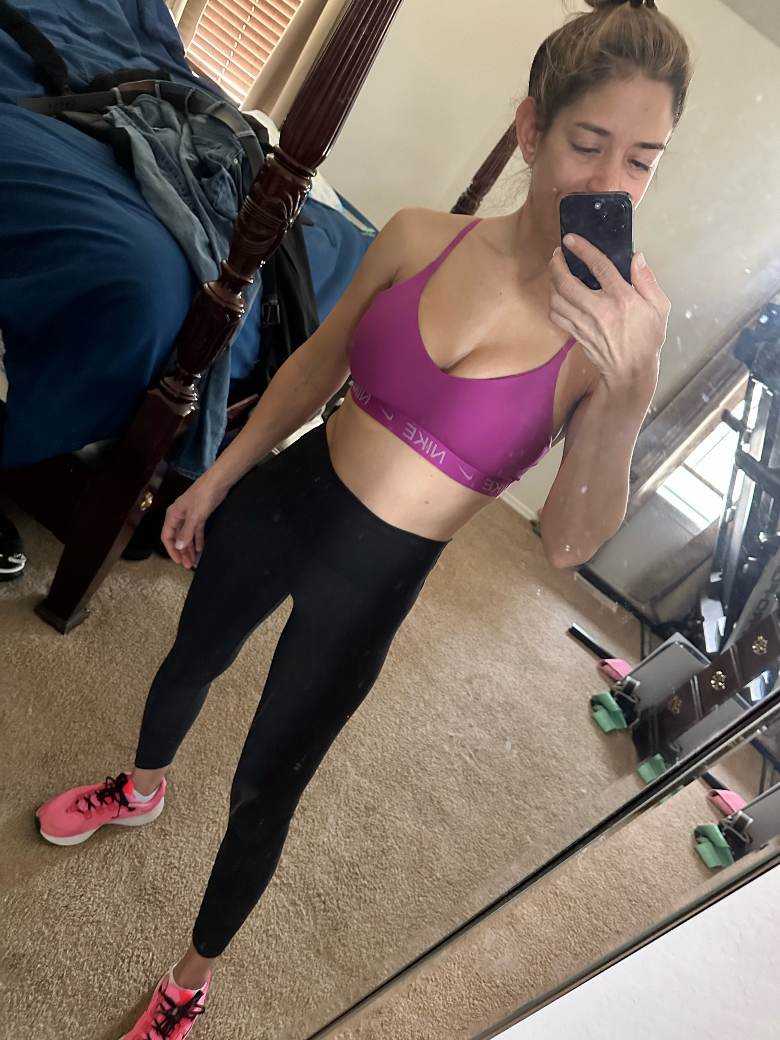 Love this new sports bra for my workout, and it’s on sale!