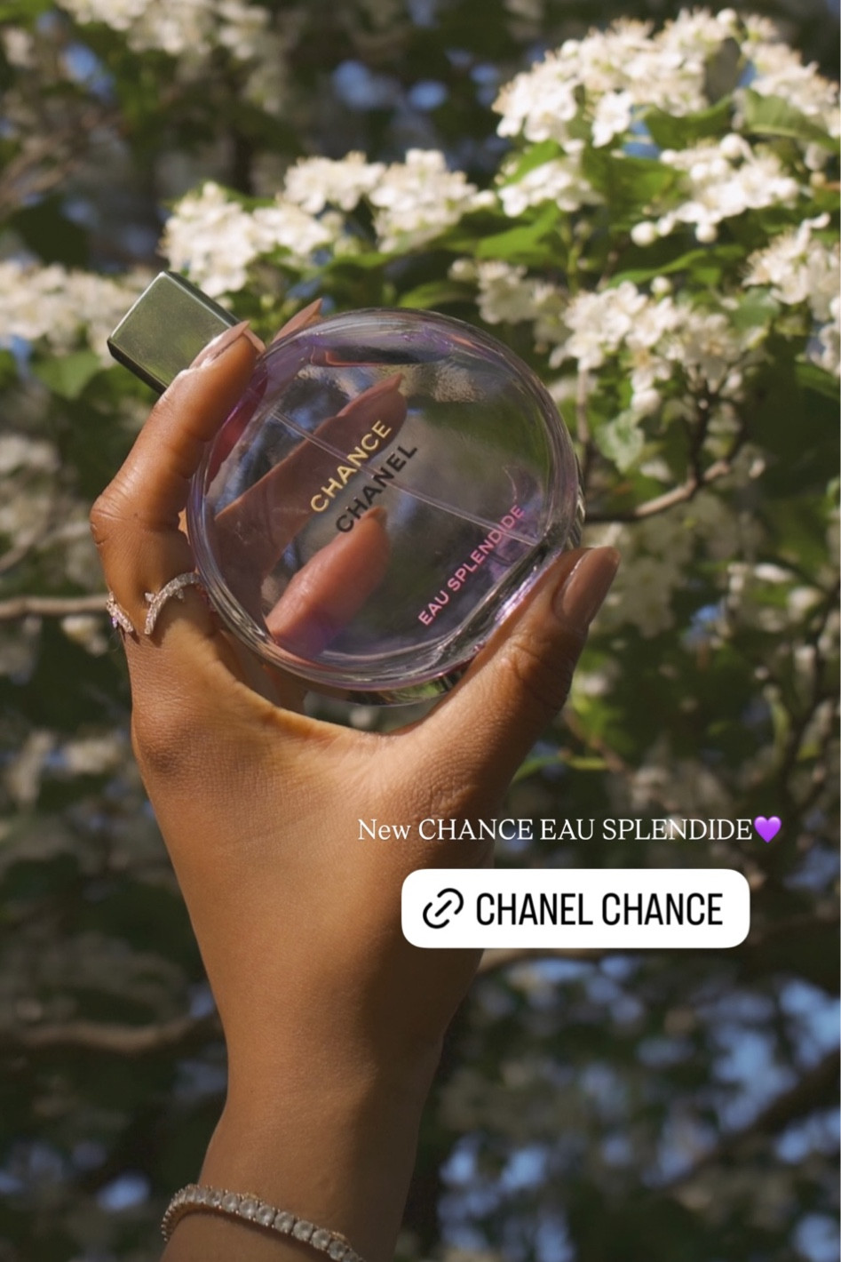 New Chanel Chance Eau Splendide perfume! The fragrance family is fruity floral with notes of raspberry, rose, and cedar white musk. It’s the perfect perfume for the spring and summer season! So bright and fresh- also makes the perfect gift idea for her … For more links to tartecosmetics.com, polka dots, wedding guest dress, mothers day gift, maxi dress, mothers day gift guide, sisterstudio, heatless curls, outfoor furniture, follow me on LTK! ✨


#LTKWedding #LTKBeauty #LTKSeasonal
