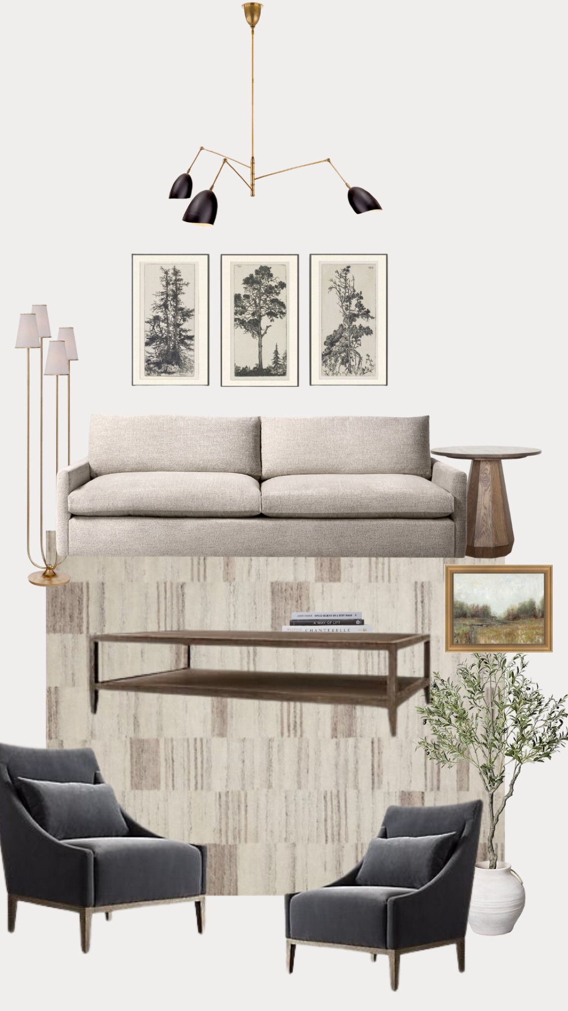 Shop my great room mood board! Featuring a new loloi rug! 
Great room, family room, mood board, table, sofa, tree, lamp, art, oversized area rug, art

#LTKfindsunder50 #LTKhome #LTKstyletip