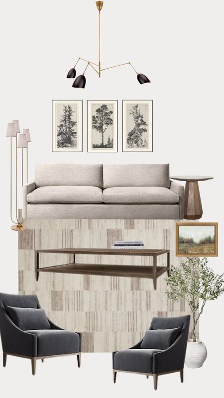 Shop my great room mood board! Featuring a new loloi rug! 
Great room, family room, mood board, table, sofa, tree, lamp, art, oversized area rug, art

#LTKfindsunder50 #LTKhome #LTKstyletip