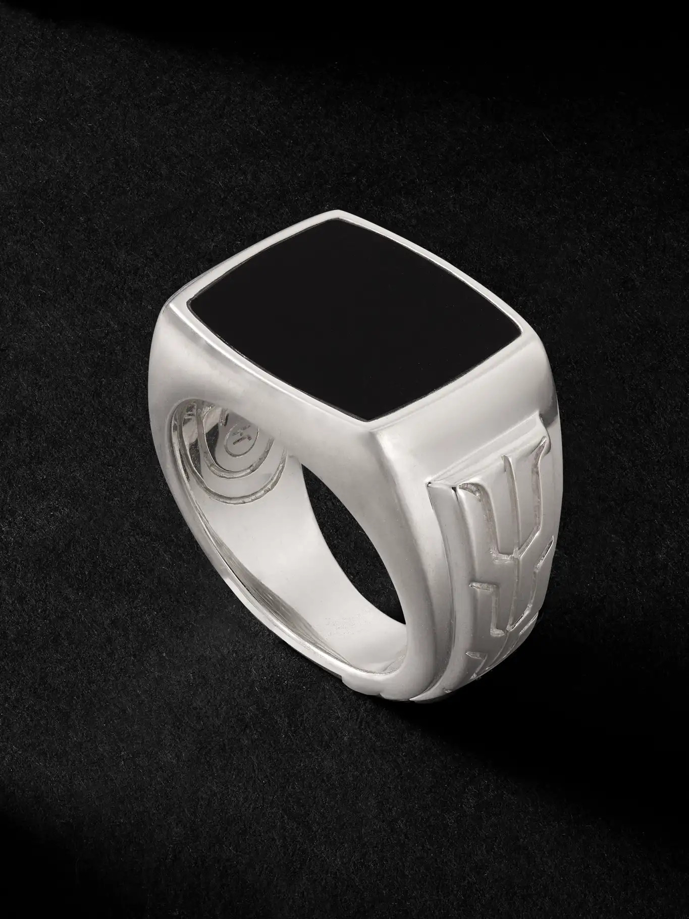 Silver Onyx Signet Ring | Mr Porter (US & CA)