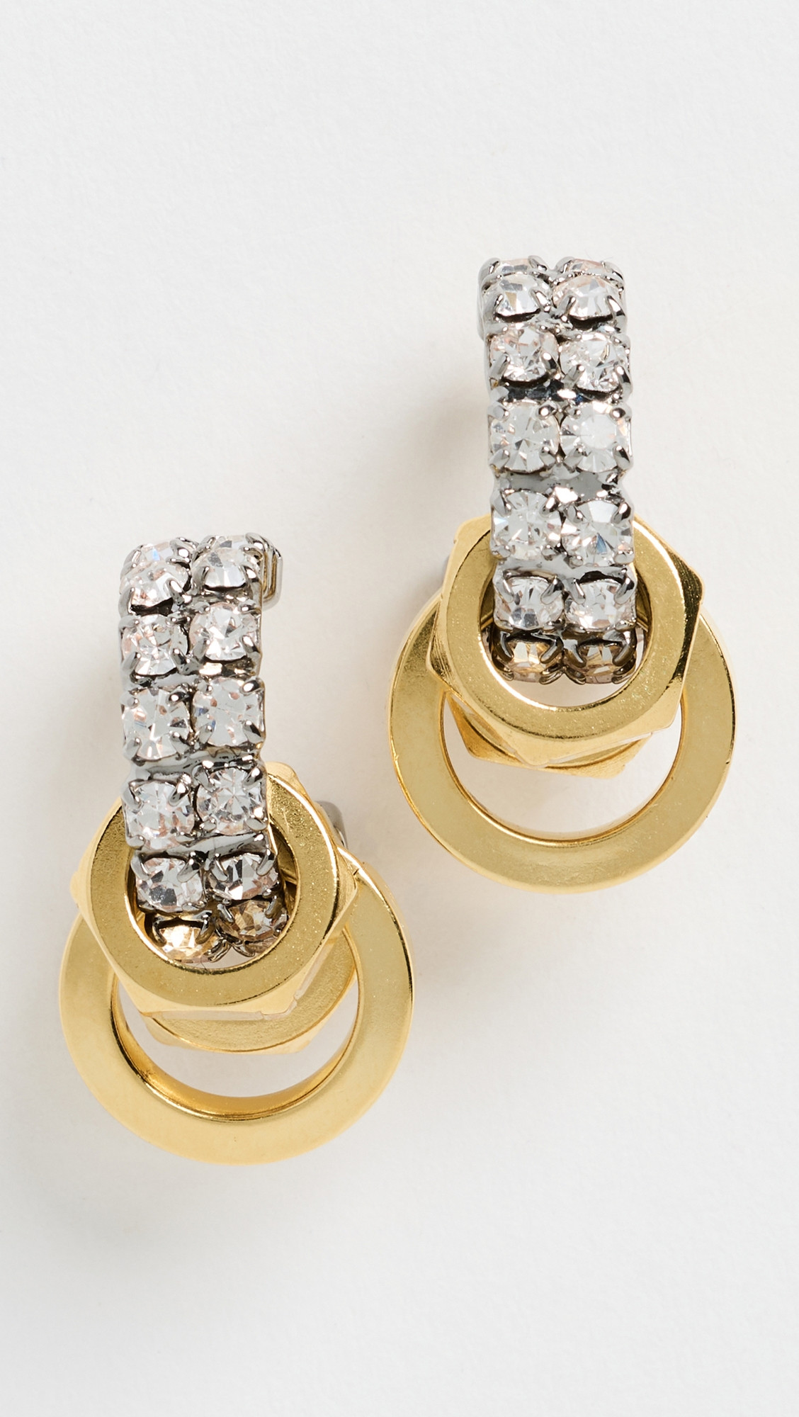 Elizabeth Cole Bree Earrings Crystal One Size | Shopbop