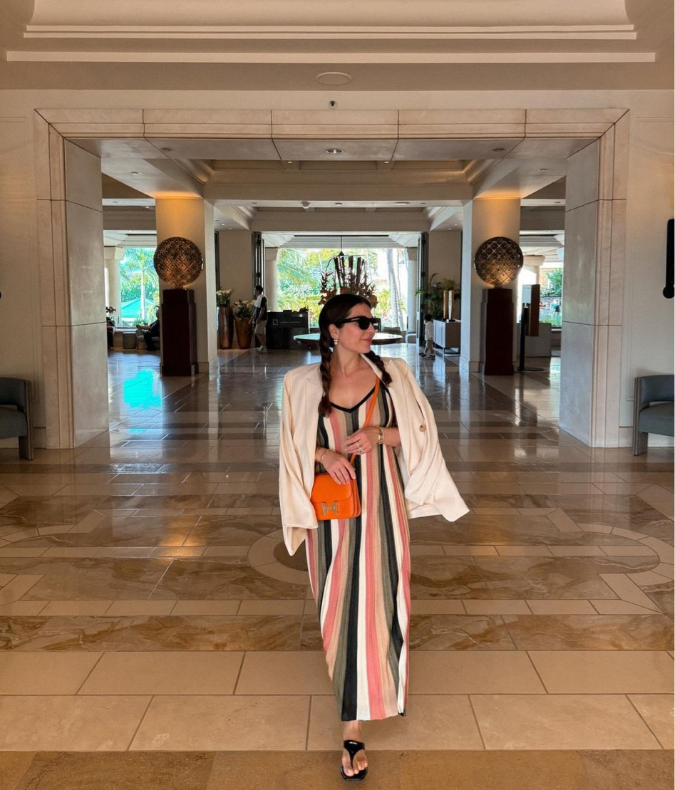 Another vacation outfit! Dress is Sezane

#LTKstyletip #LTKtravel #LTKbeauty