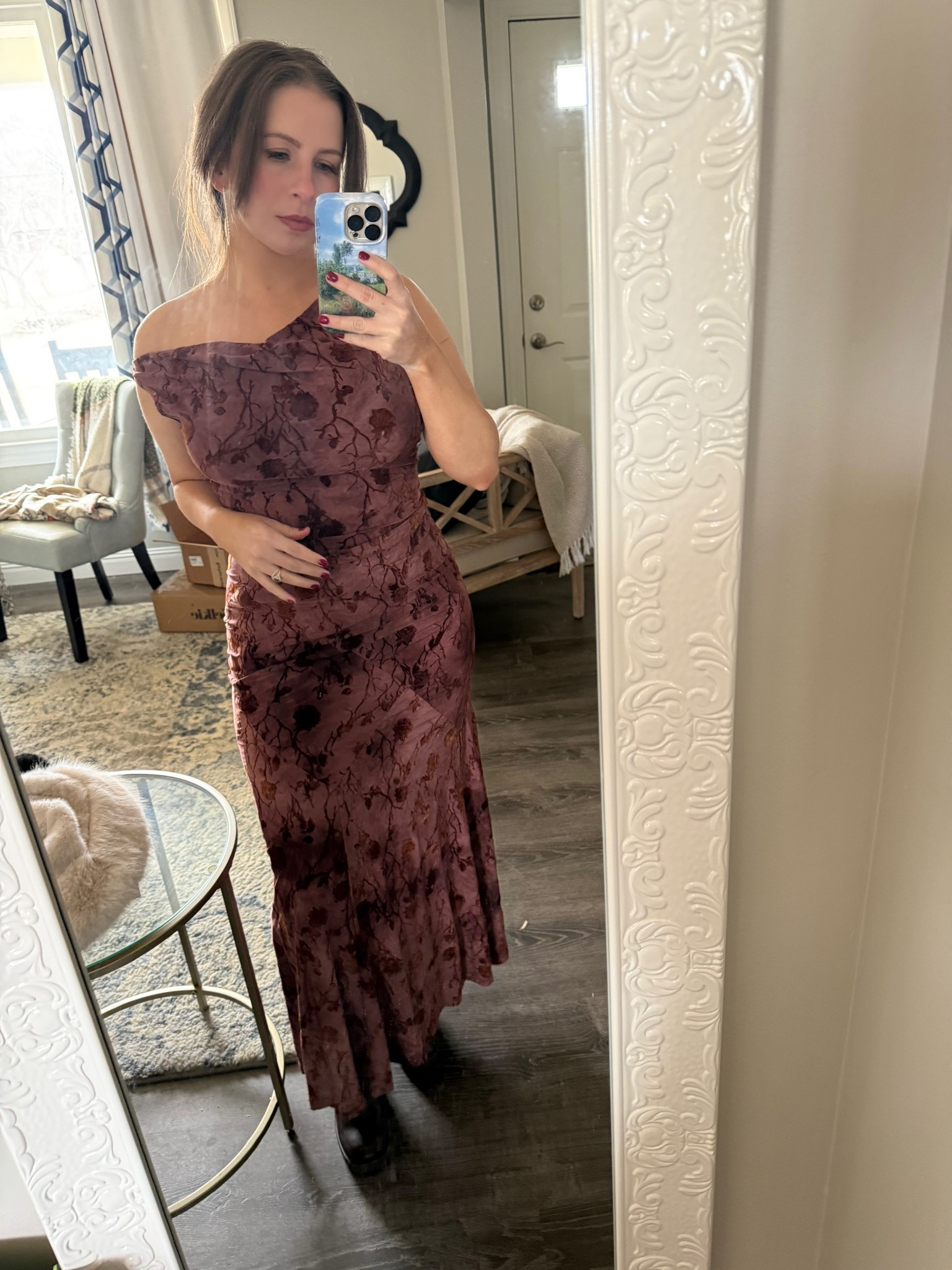 The two piece is sold out but the dress versions are still available