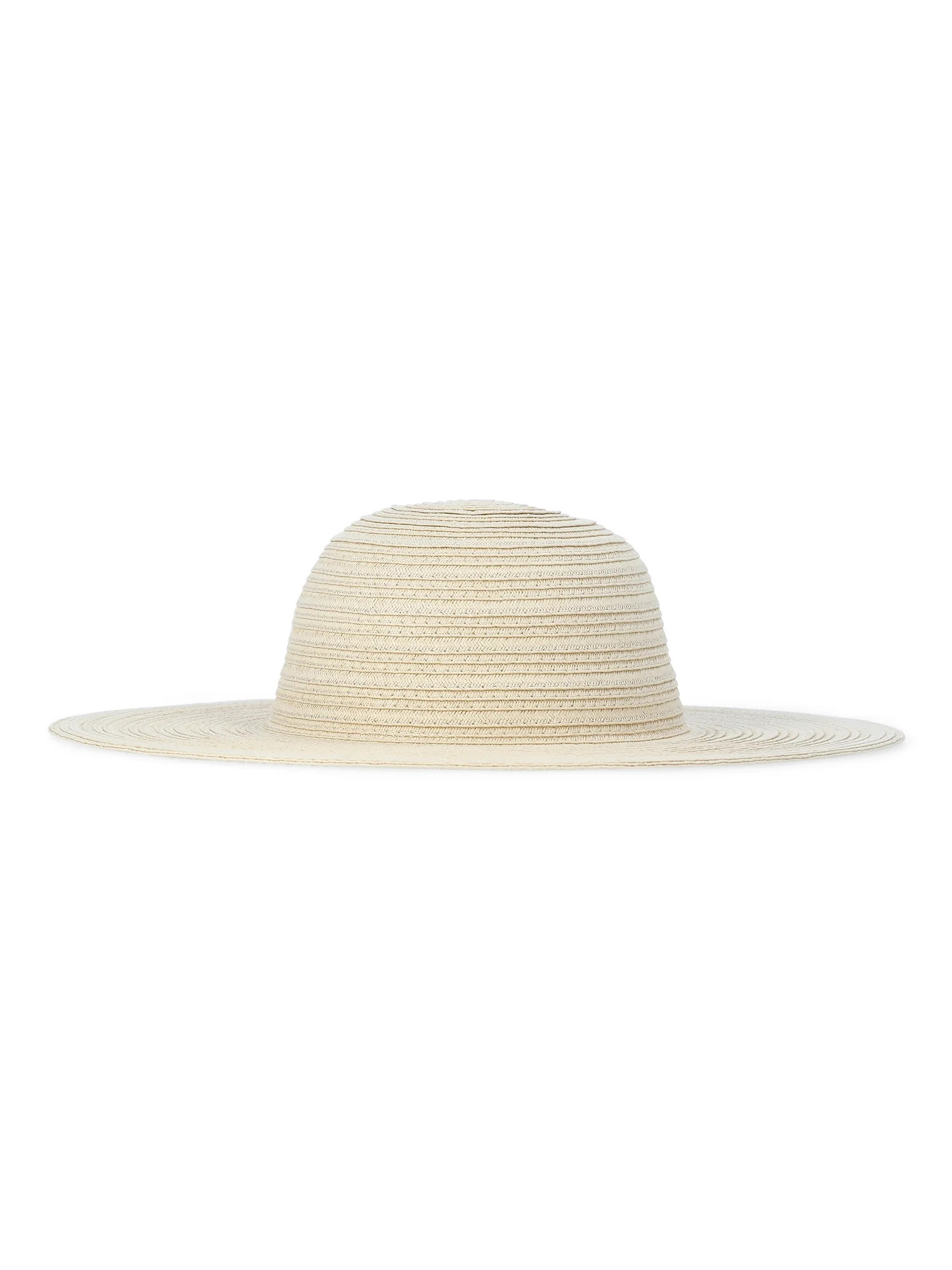 Time and Tru Women's Solid Floppy Hat, Natural | Walmart (US)