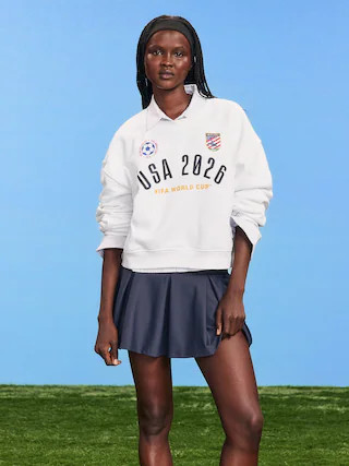 FIFA World Cup 26™ USA Oversized Graphic Sweatshirt for Women | Old Navy (US)