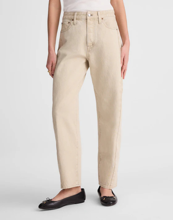 Pieced Barrel-Leg Jeans | Madewell