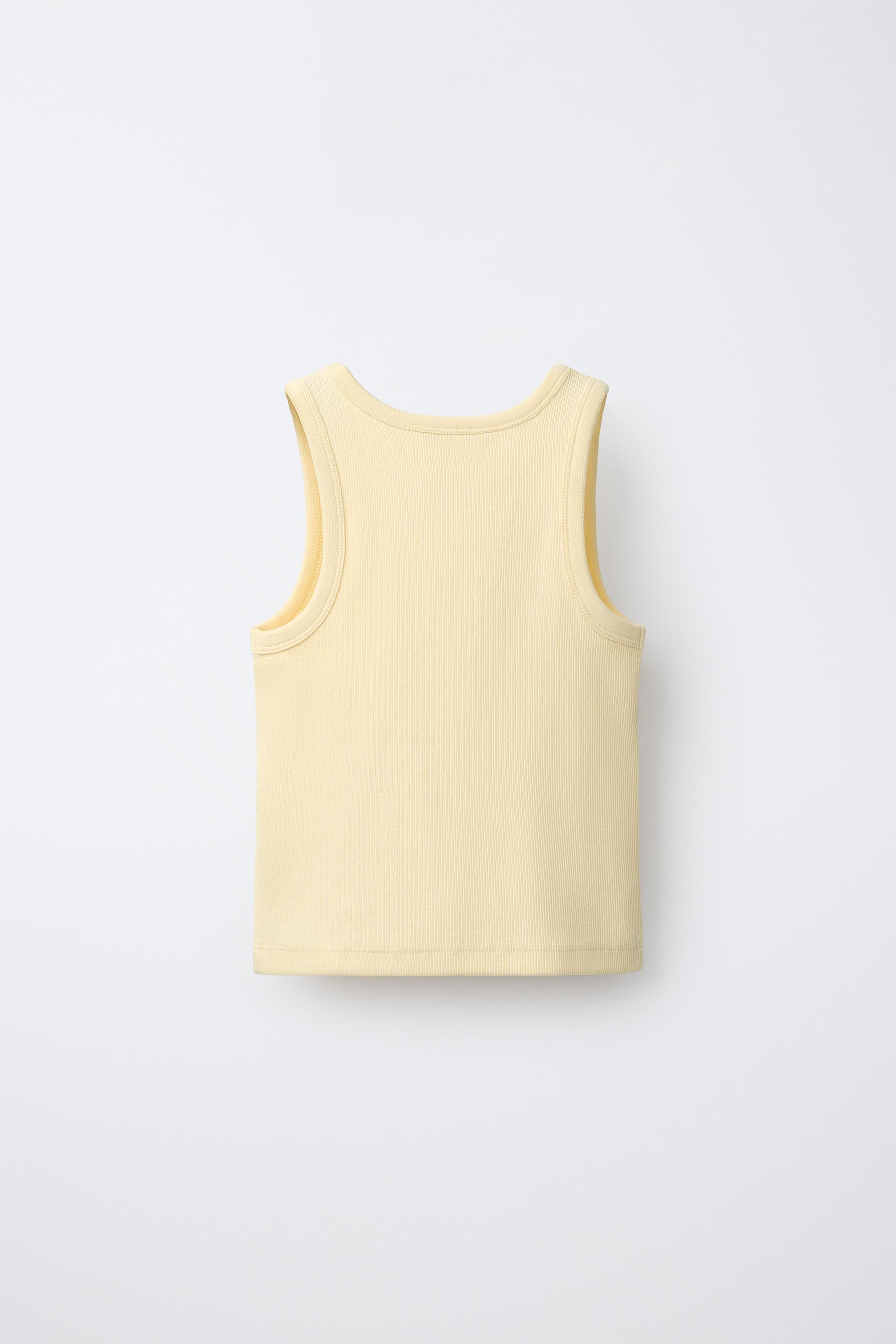 RIBBED RACERBACK SHIRT | Zara US