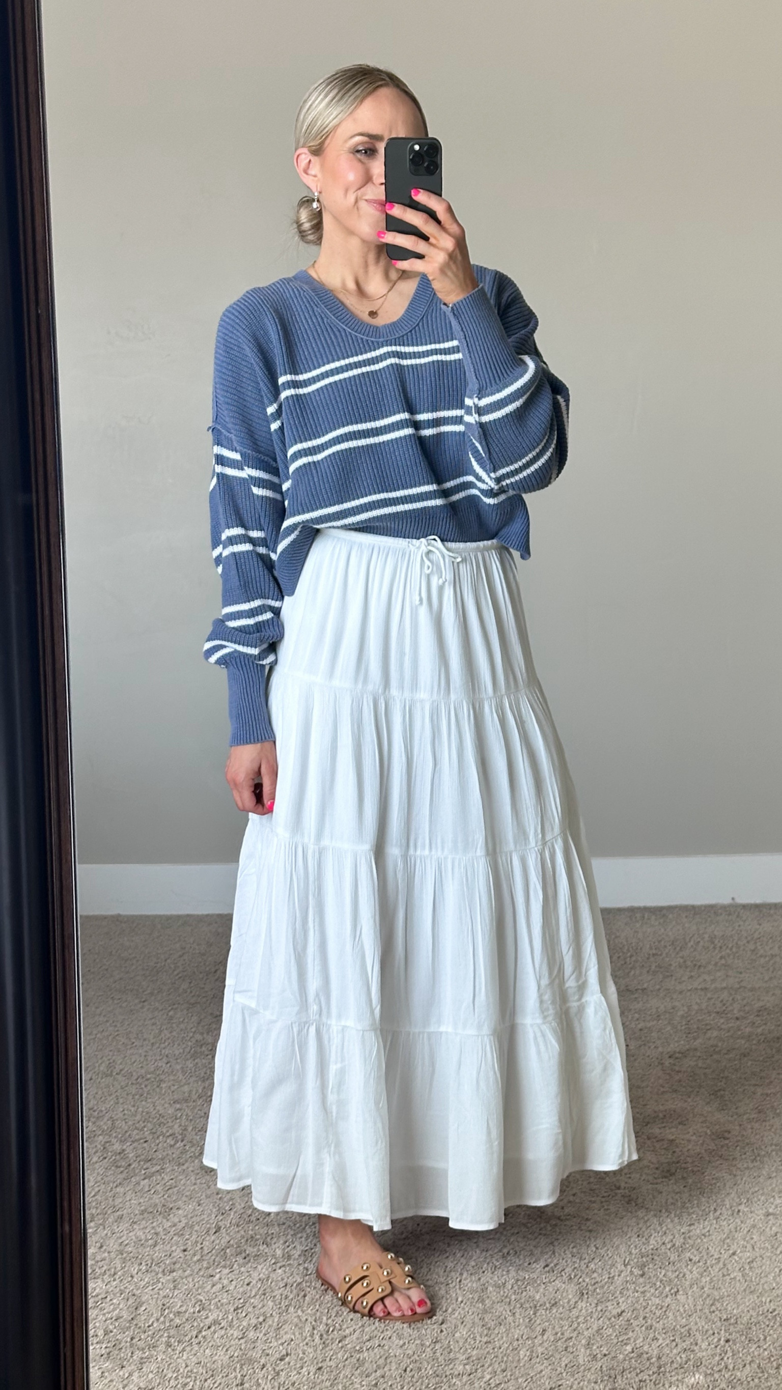 Easy summer night or breezy beach outfit!

I’m wearing a small in the top and XS in the skirt. 

#LTKSeasonal #LTKStyleTip #LTKFindsUnder100