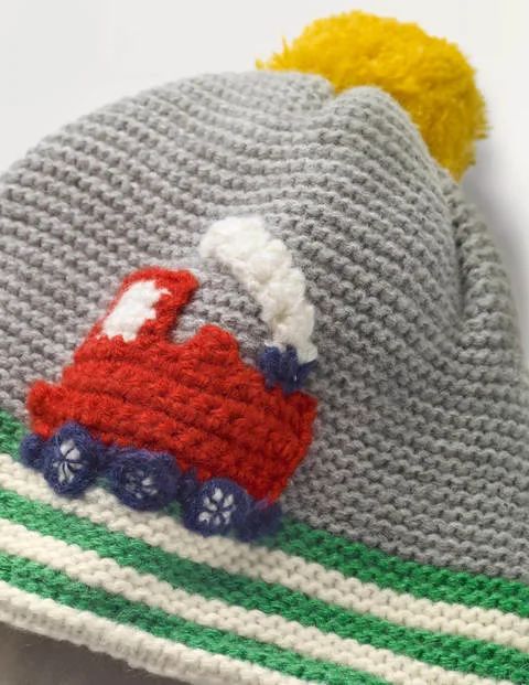 Baby Train Hat & Mittens Set | Boden (US)