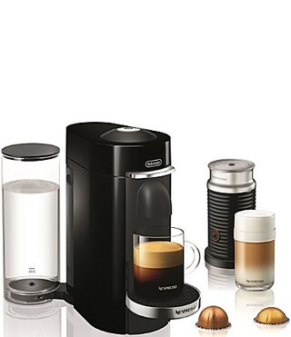 Nespresso by Delonghi Vertuo Plus Deluxe Coffee  Espresso Maker with Aerocinno - Black | Dillard's