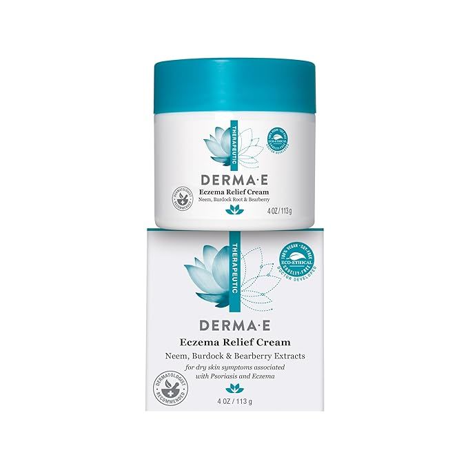 DERMA E Eczema Relief Cream – All Natural Itch Relief Cream – Soothing Eczema Cream Relieves ... | Amazon (US)