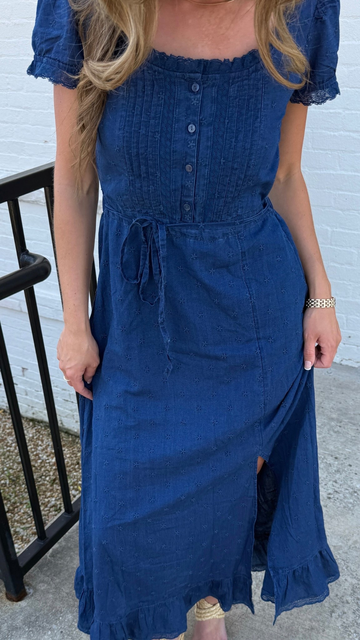 Loving this embroidered, puff sleeve maxi dress from GAP 💙 currently 50% off! 

#LTKSaleAlert #LTKootd #LTKSeasonal