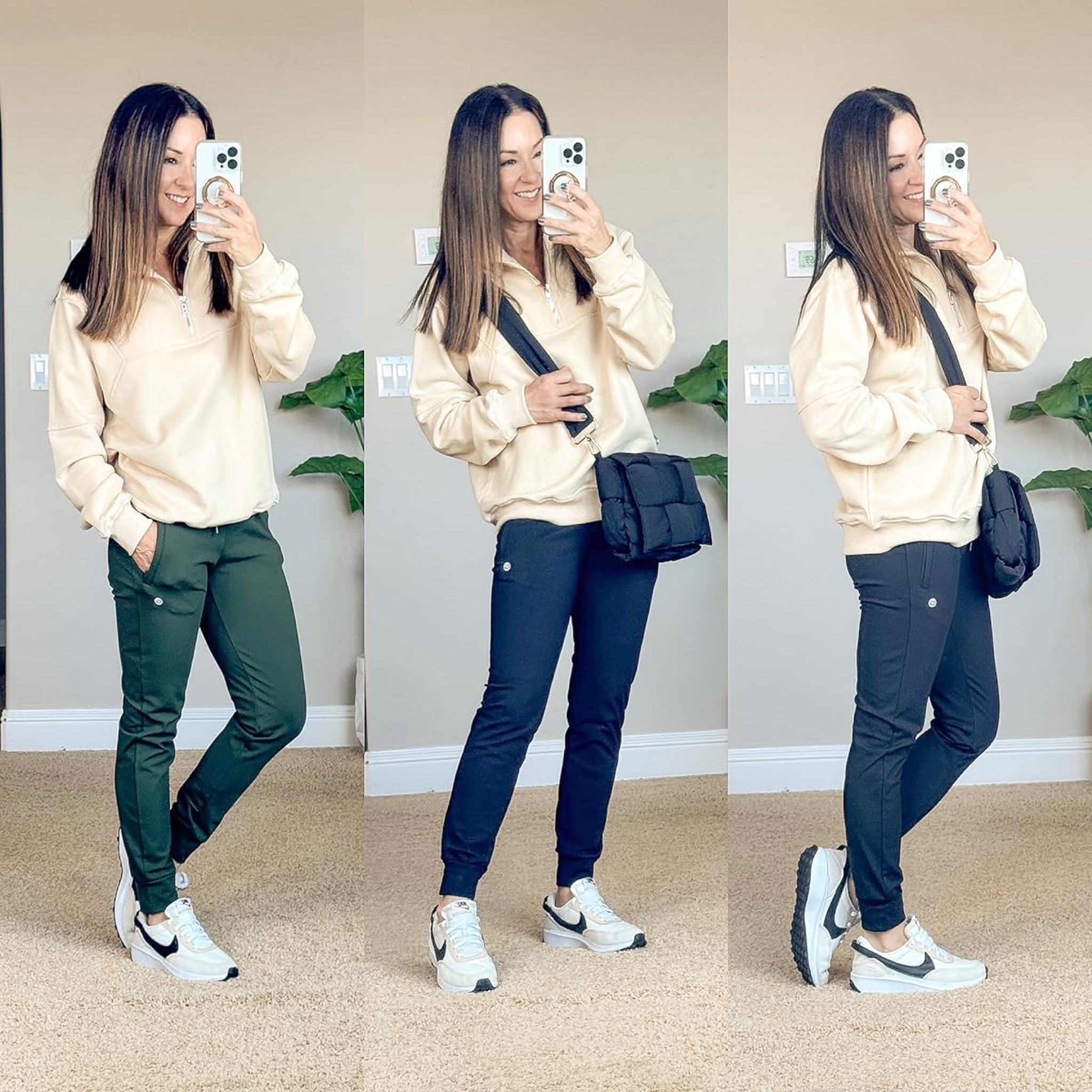 Everyday Athleisure

For reference I'm 5'1 109lbs wearing an XS in top and bottoms. TTS.

Fall outfits  winter outfits  leggings  workout outfit  zip up  joggers  fleece joggers  warm outfits  yoga outfit  athleisure  petite outfit  EverydayHolly

#LTKStyleTip #LTKFitness #LTKActive