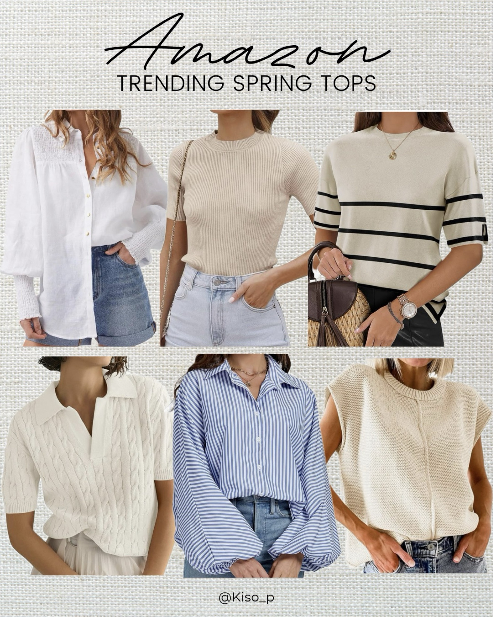 Spring tops/ Trending Spring tops/ Minimalist Spring tops/ Minimalistic Spring fashion/ Spring fashion/ Neutral Spring tops/ Neutral Spring Fashion/ Everday Spring fashion/ Everyday Spring tops/ Amazon Spring finds 

#LTKSeasonal #LTKstyletip #LTKSpringSale