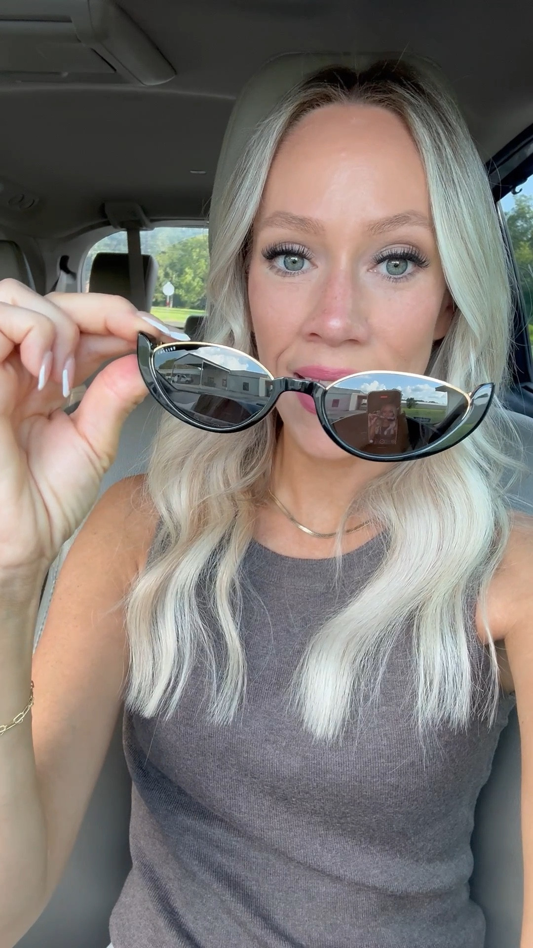 Obsessed with these glasses from Cossino. Wearing the pair Monaco Amor Cat Eye. So complementary! #ad @cossinony #cossinoeyewear #sunglasses #fallfashion #summertrends

#LTKStyleTip #LTKWorkwear #LTKSeasonal