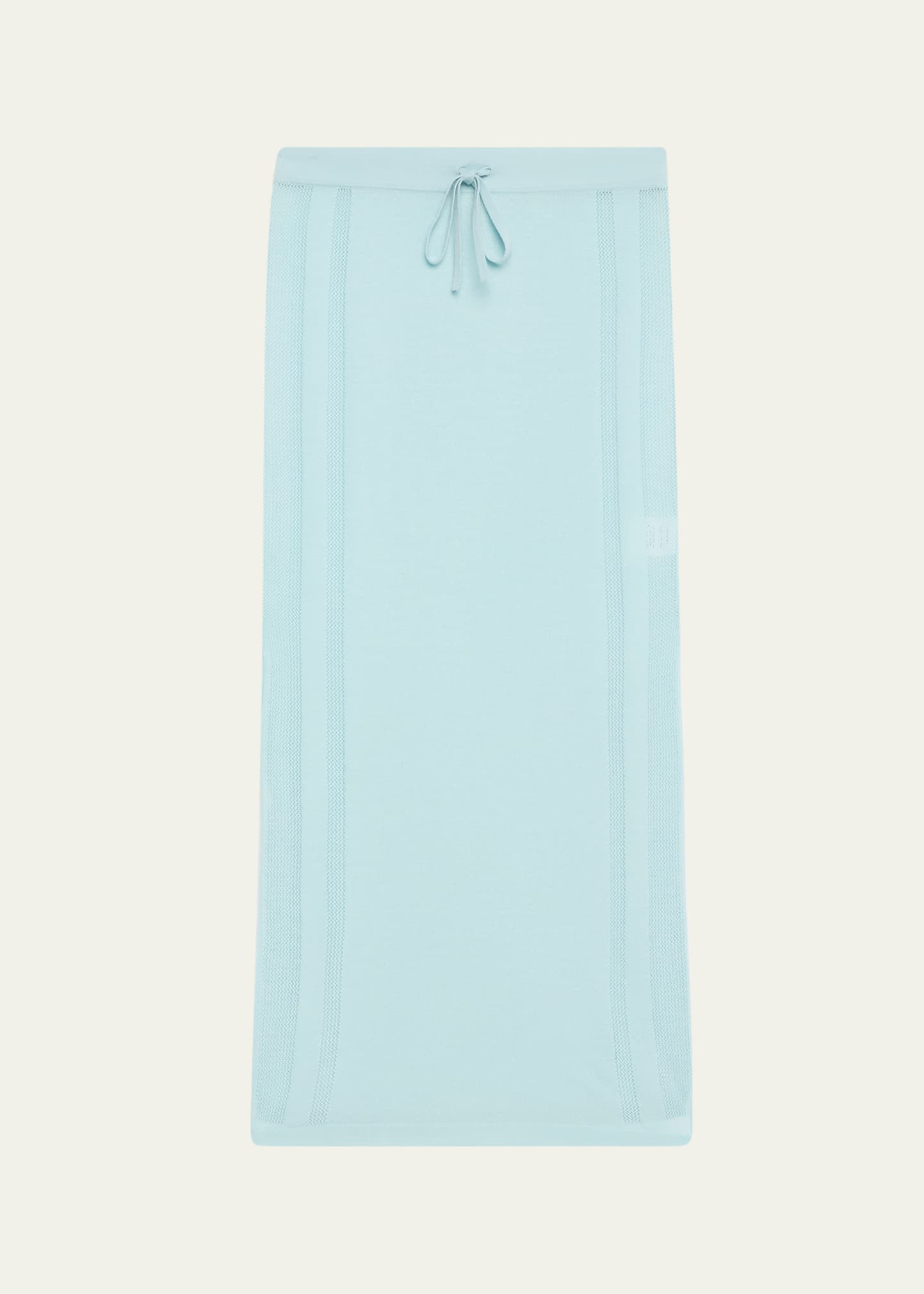 Diotima Brompton Drawstring Pointelle Cashmere Midi Skirt | Bergdorf Goodman
