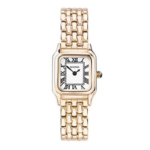 Sekonda Monica Ladies 20mm Quartz Watch in White with Analogue Display, and Alloy Strap | Amazon (UK)