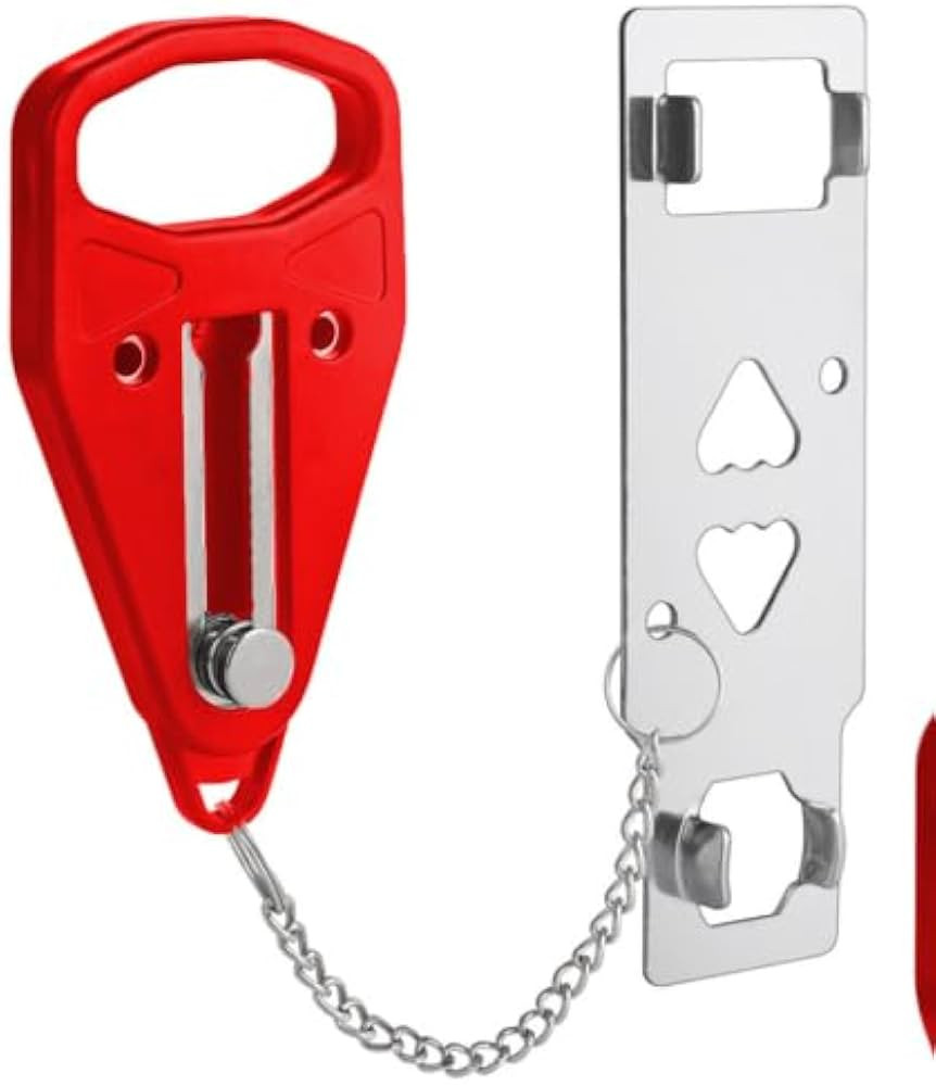 Portable Door Lock for Travel, Door Lock Self-Defense Security Device for Home, Apartment, Hotel,... | Amazon (US)
