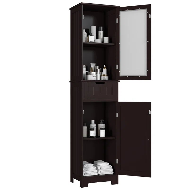 Olvera Freestanding Linen Cabinet | Wayfair North America