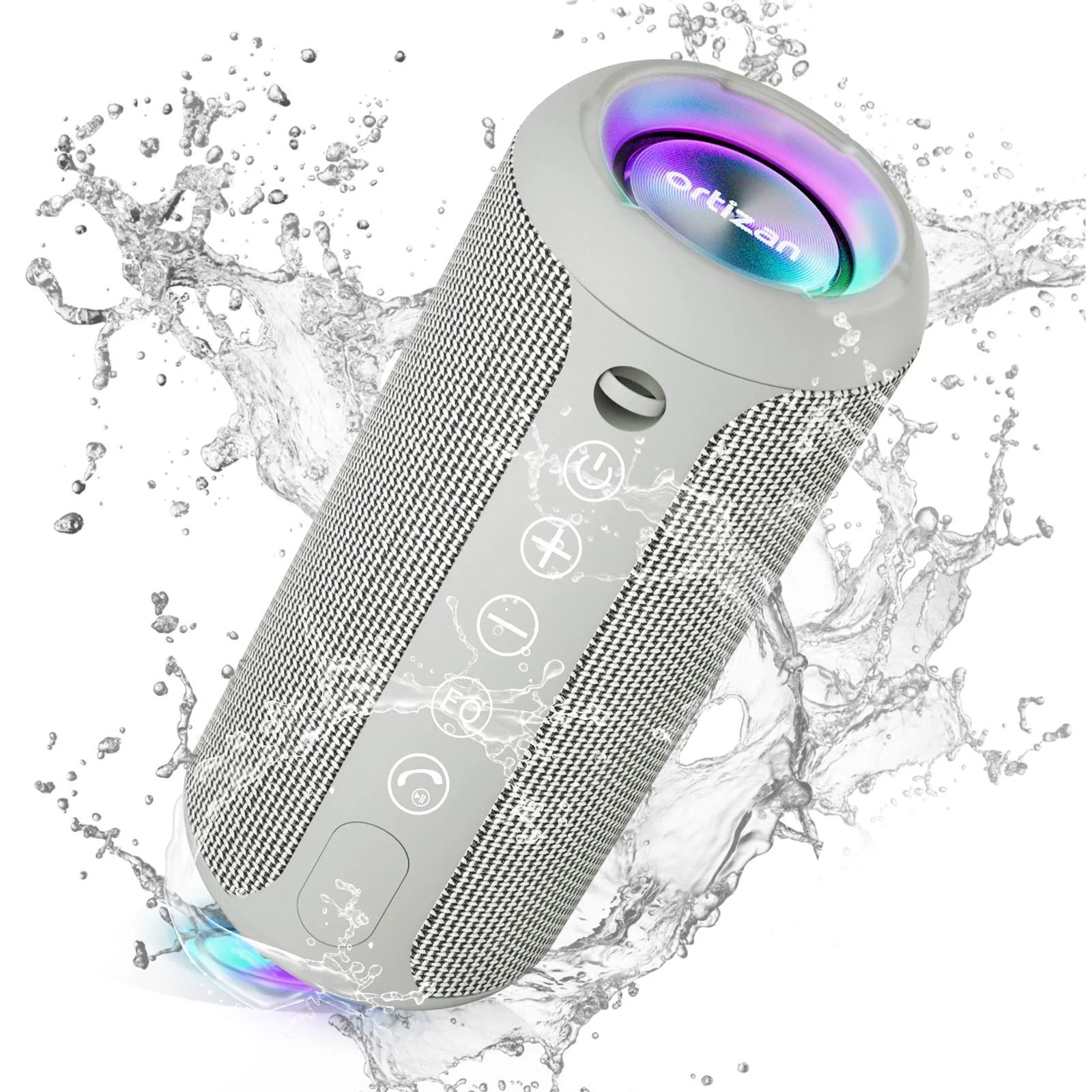 Ortizan X10B Portable IPX7 Waterproof Wireless Bluetooth Speaker with 24W Loud Stereo Sound, 30H ... | Walmart (US)