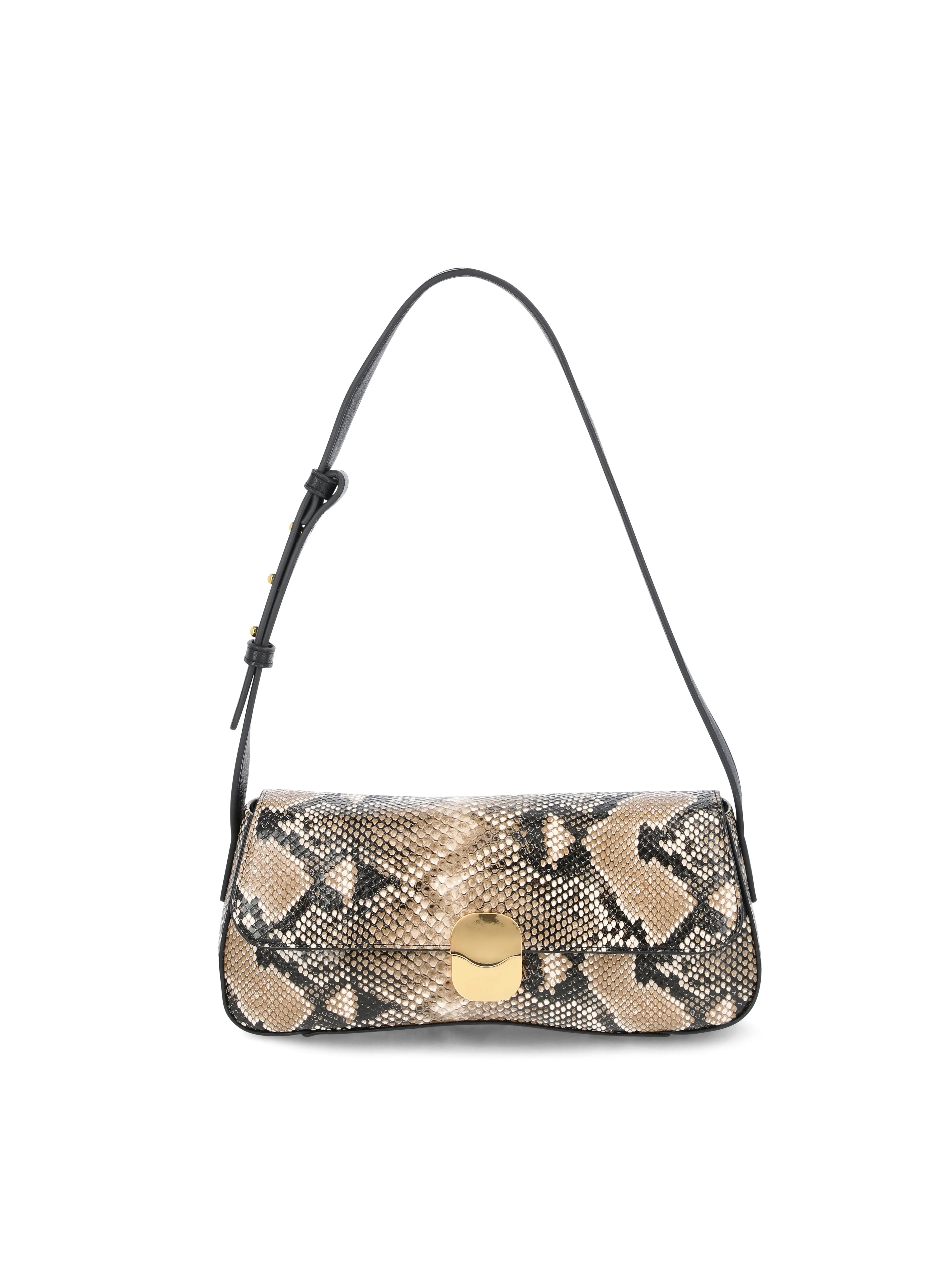 Time and Tru Women's Goldie Shoulder Bag, Snake | Walmart (US)