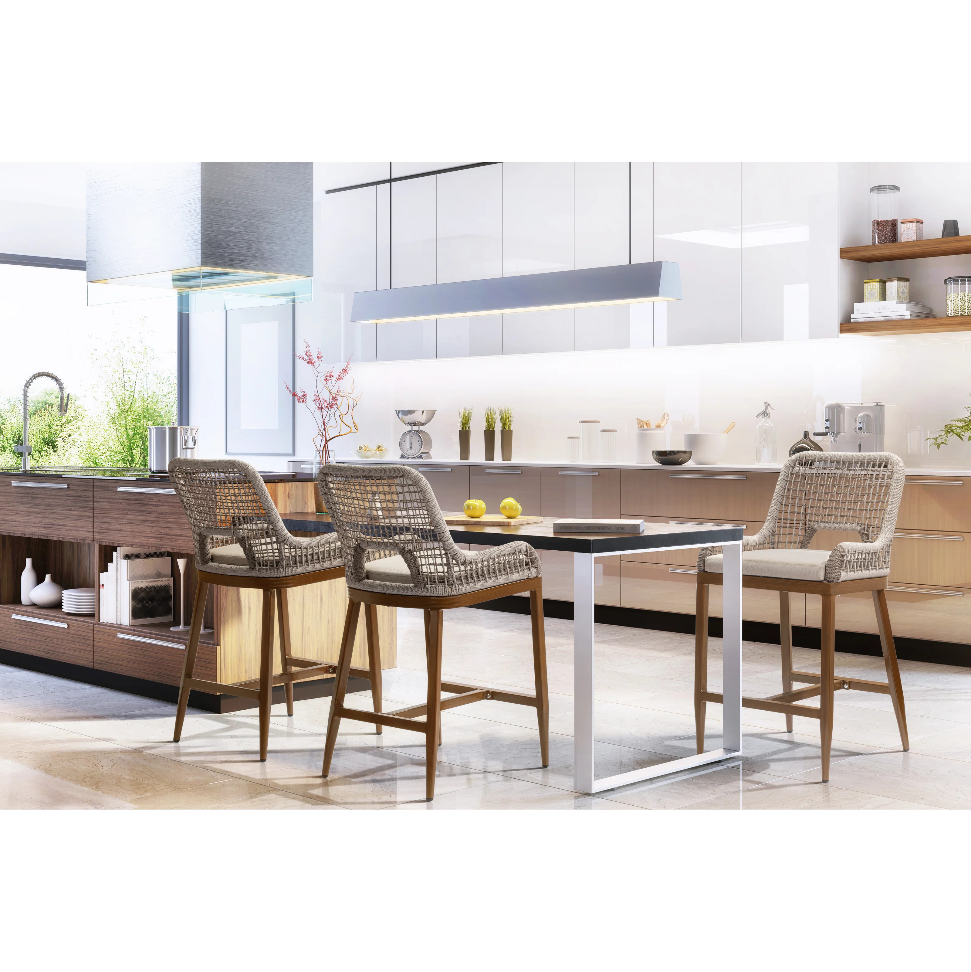 Compare Similar ItemsSaleUpholstered Counter Stool with Metal Frame(Set of 2)$269.99  $135.00 per... | Wayfair North America