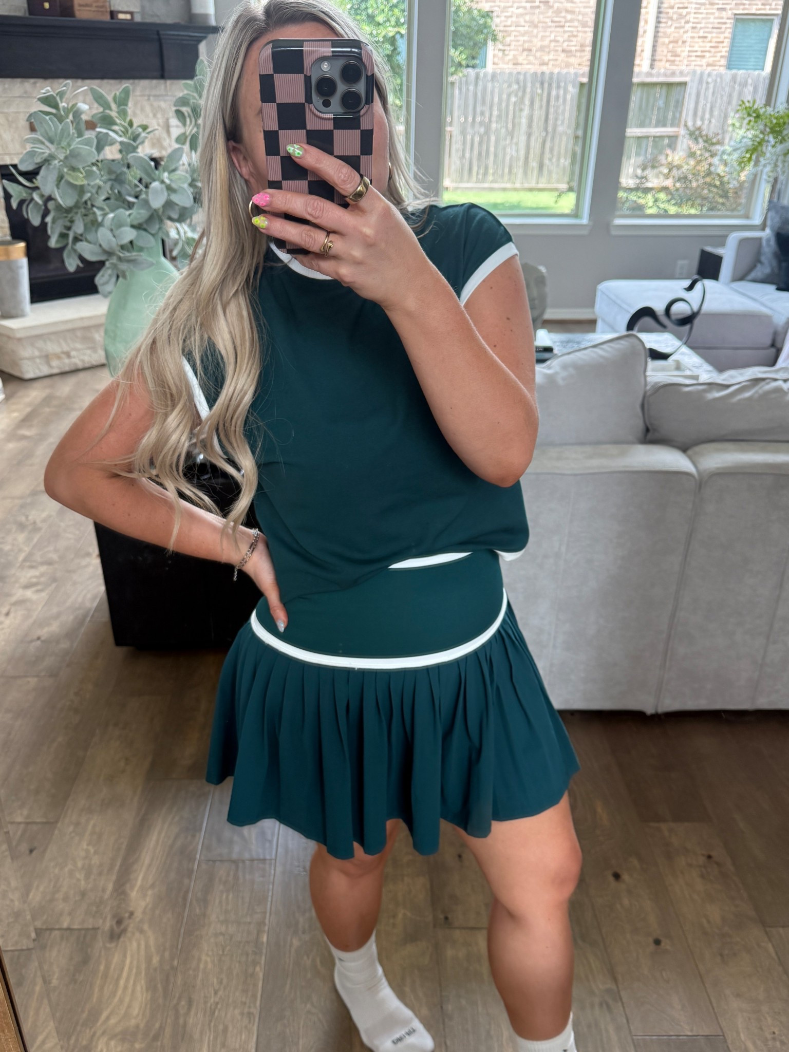 CALIA - athleisure - two piece set - matching set - athletic skirt 



wearing a M in top & bottom

#LTKSummerEdit #LTKStyleTip #LTKActive