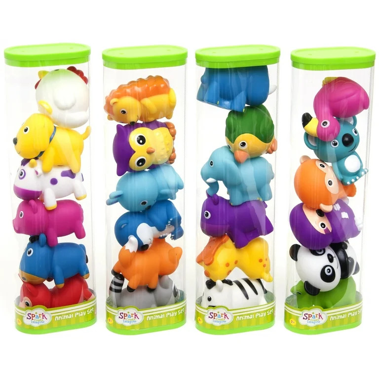 Spark. Create. Imagine. Assorted Animal Figurines, Educational Focus, 6 Pieces; Multicolored Asso... | Walmart (US)