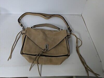 Rebecca Minkoff  Darren Messenger  Color Sandstone Leather Handbags | eBay AU