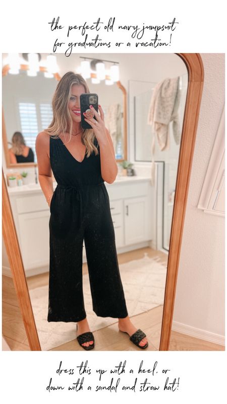 Wearing my true size small in this amazing old navy jumpsuit! It would be perfect for a vacation, trip, or graduation! 


#LTKFind #LTKU #LTKSeasonal