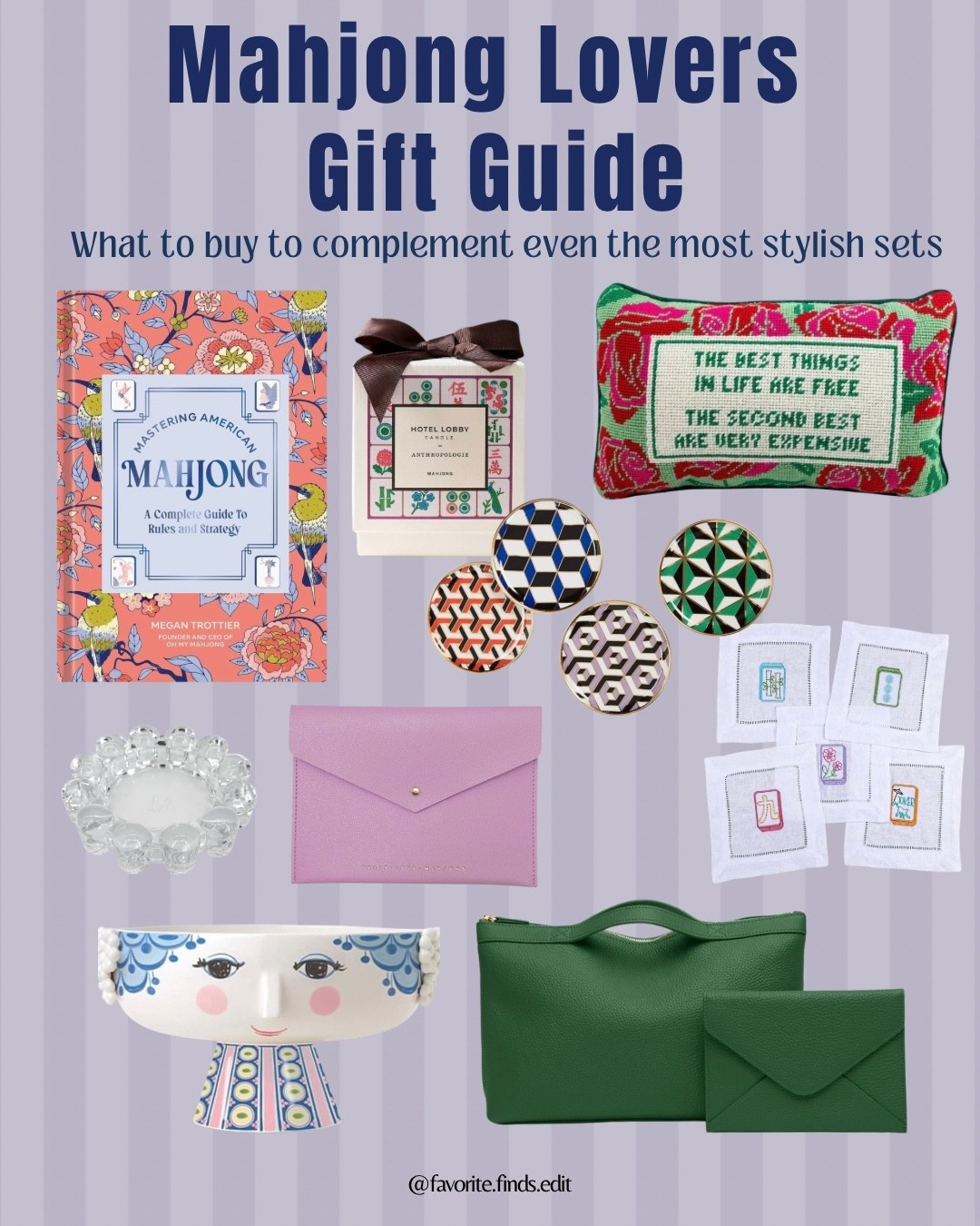 Mahjong lover in your life? I’ve got you 🀄️🎁 The cutest, most thoughtful gifts to elevate their game nights—from chic accessories to fun hosting finds. Perfect for birthdays, holidays, or just because ✨ Everything linked here

#LTKmomlife #LTKOver40 #LTKHome