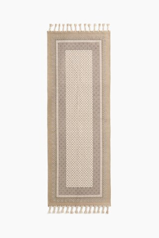 H & M - Patterned Runner Rug - Beige | H&M (US + CA)