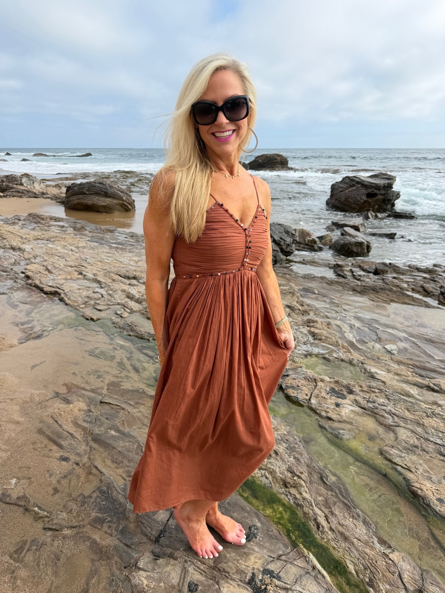 Such a cute dress! I am 5’4”, 113 lbs and wearing size XS.

#LTKootd #LTKdayinmylife #LTKgrwm