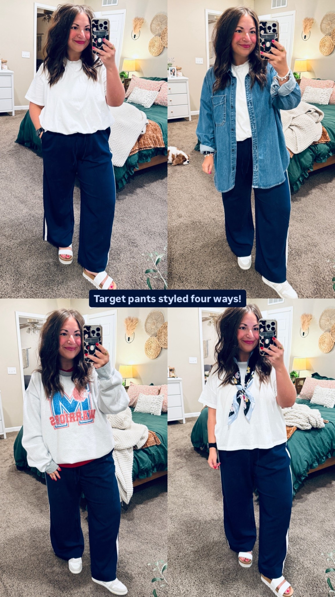 Target pants styled four ways!