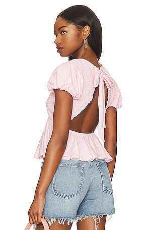 Charlotte Top in Ivory | Revolve Clothing (Global)
