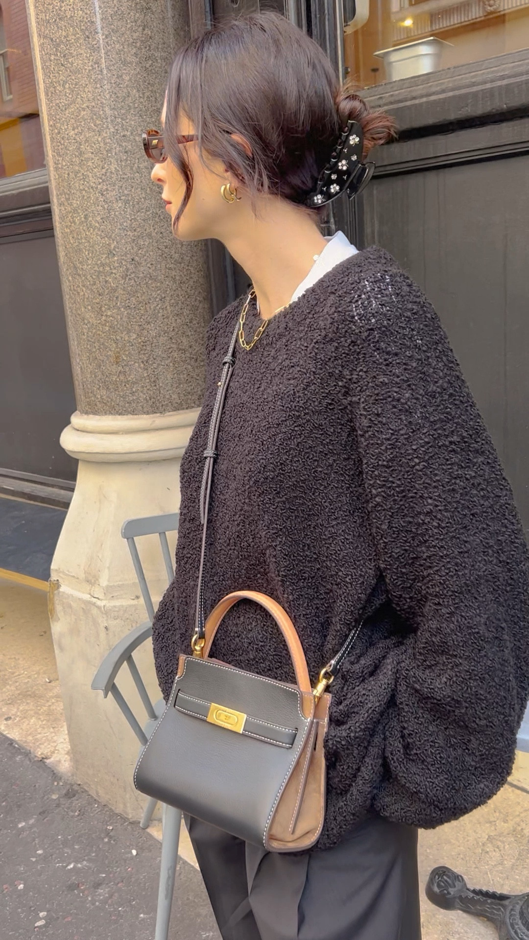 oversized jumper, wide leg trousers, leather loafers, basic t-shirt, lipstick, my bag, hair clip, sunglasses, gold hoops, chain necklace, arket, cos, lancome via fenwick, tory burch, emi jay, le specs via net-a-porter, astrid & miyu, daisy jewellery, topshop via asos, reformation

Black Friday/Cyber Week discount codes: 
wool blend trousers: cos 25% off selected pieces
lancome lipstick: fenwick 20% off
tory burch bag: my bag 30% off 
gold hoops: astrid & miyu 25% off 
chain necklace: daisy jewellery 20% off 
wool blend trousers (alternative) reformation: 25% off everything 

black friday deals ⬆️

#LTKeurope #LTKSeasonal #LTKCyberSaleUK