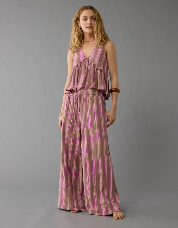 AE Sunchaser Knit Striped Pant | American Eagle Outfitters (US & CA)