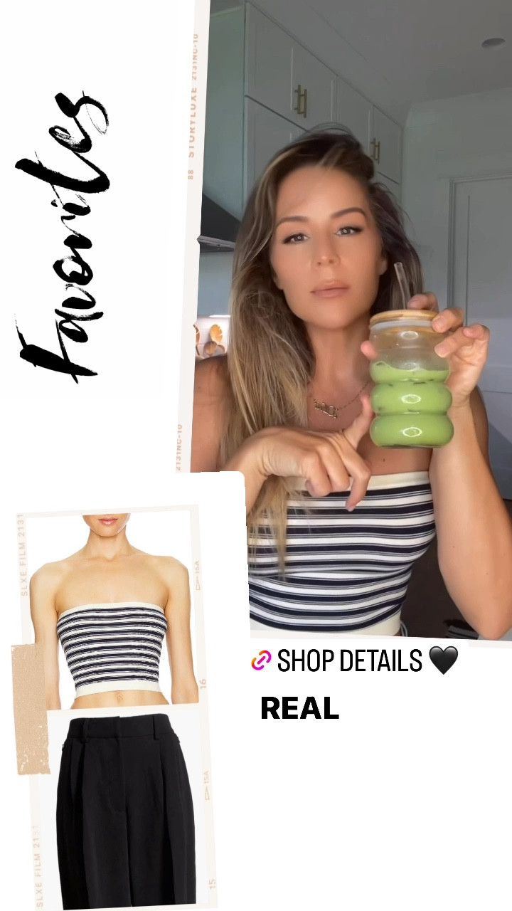 Amazon cups I love 
Stripe Tube top in xs
Black sweats or trousers in xs

#LTKfitness #LTKVideo #LTKActive