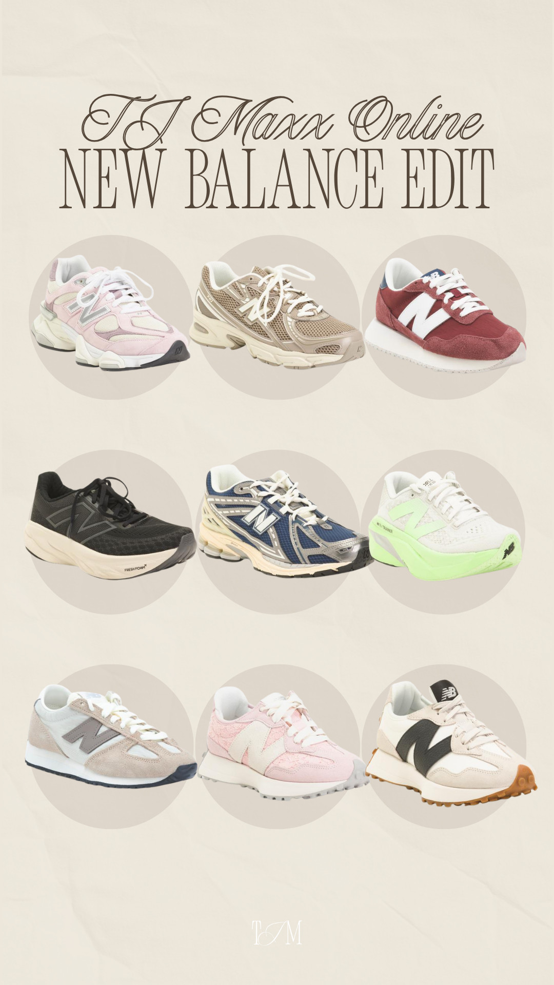 So many good New Balances online at TJ Maxx right noW! The best neutral + pop color options that are perfect for spring outfits and everyday wear. 
spring outfits 2026, country concert outfits, spring dresses, date night outfits, vacation outfits beach, plus size fashion, business casual workwear, work outfits, travel outfits, resort wear 2026, new balance sneakers, tj maxx finds, sneaker finds 

 #LTKgrwm #LTKootd #LTKActive