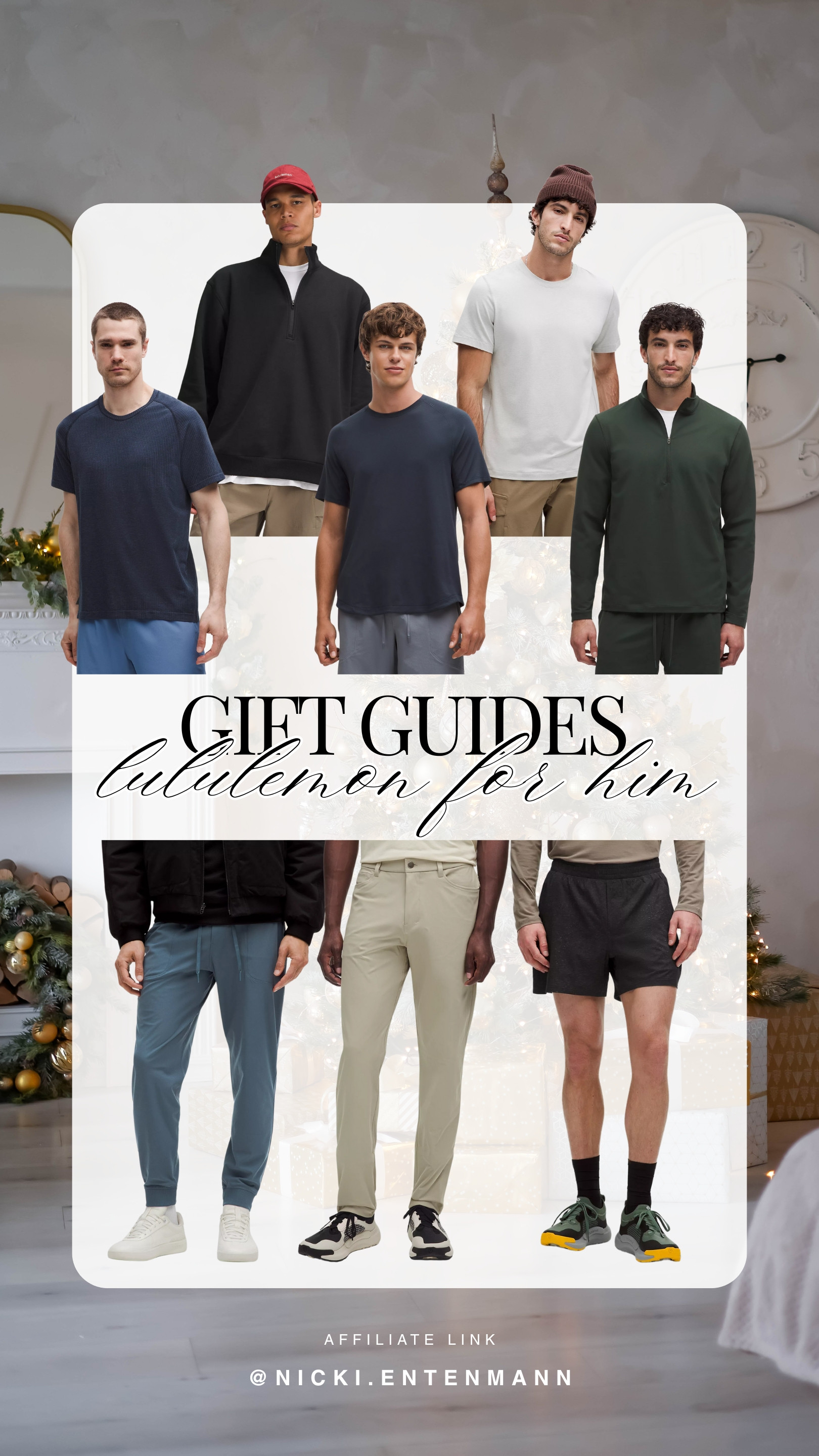 Effortless style meets performance-driven comfort, making gifting simple with Lululemon’s curated picks for him. Celebrate his everyday moves with pieces built to inspire. #LululemonGiftGuide #GiftsForHim #ActiveStyle #Athleisure #FitnessFashion #WorkoutClothes #Sportswear #HolidayGifts #TrendyLooks #WardrobeEssentials 

 #LTKGiftGuide #LTKootd #LTKfitnessgoals