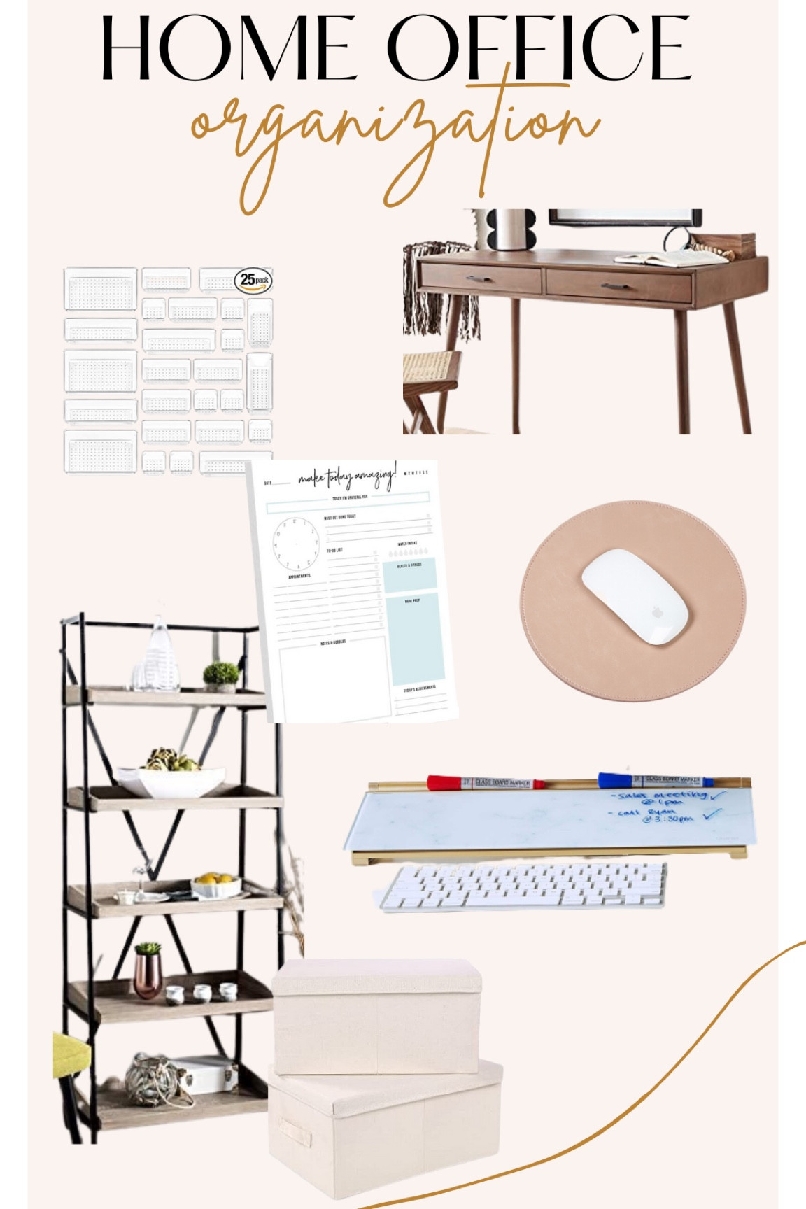 Home office organization 

#LTKhome #LTKunder100 #LTKsalealert