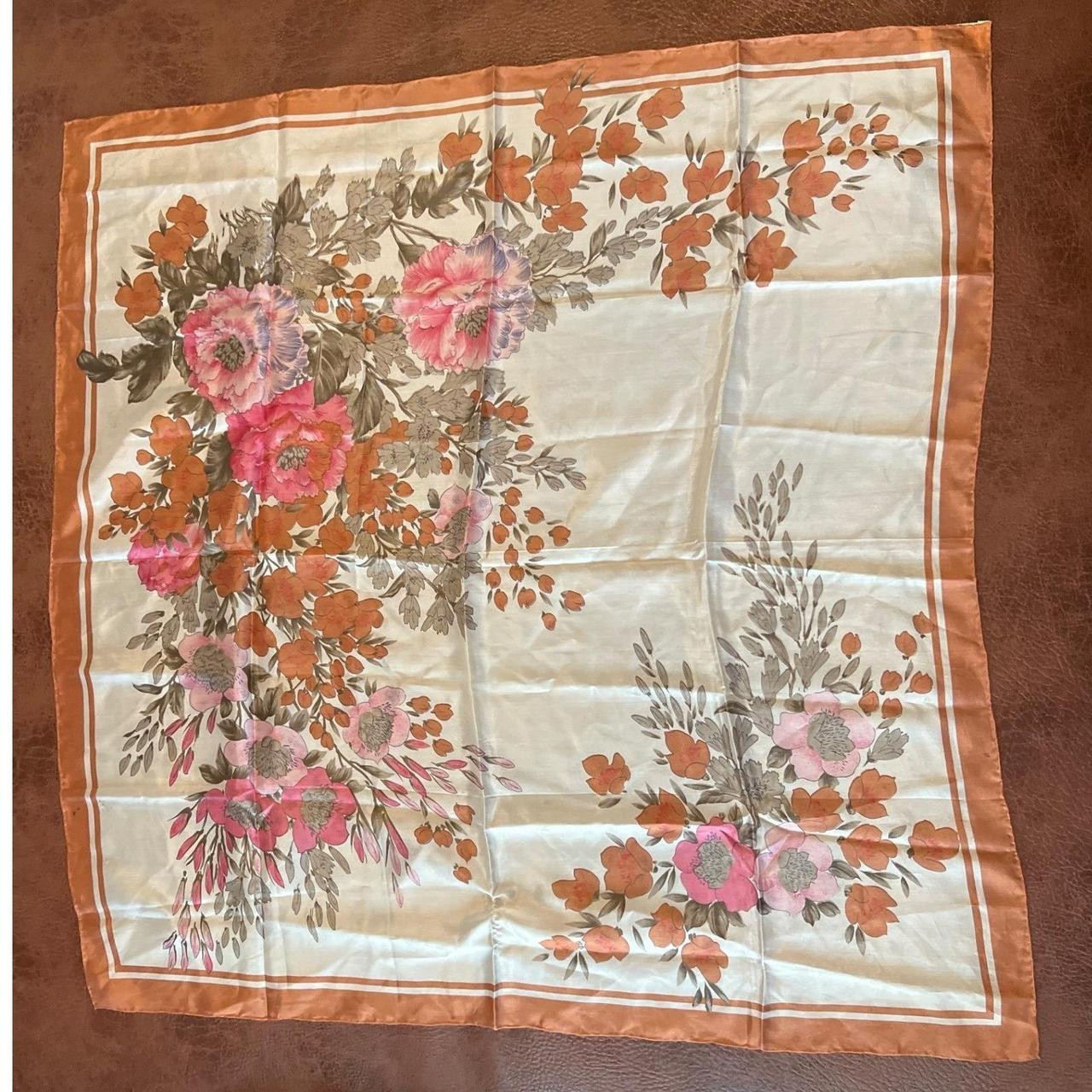 Zenzii Women's Scarf - Orange/Pink | Depop US